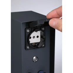 Ulkopistorasiapylväs hämärätunnistimella Paulmann Plug & Shine Rio, IP44, antrasiitti