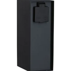 Ulkopistorasiapylväs Paulmann Plug & Shine Rio, IP44, antrasiitti