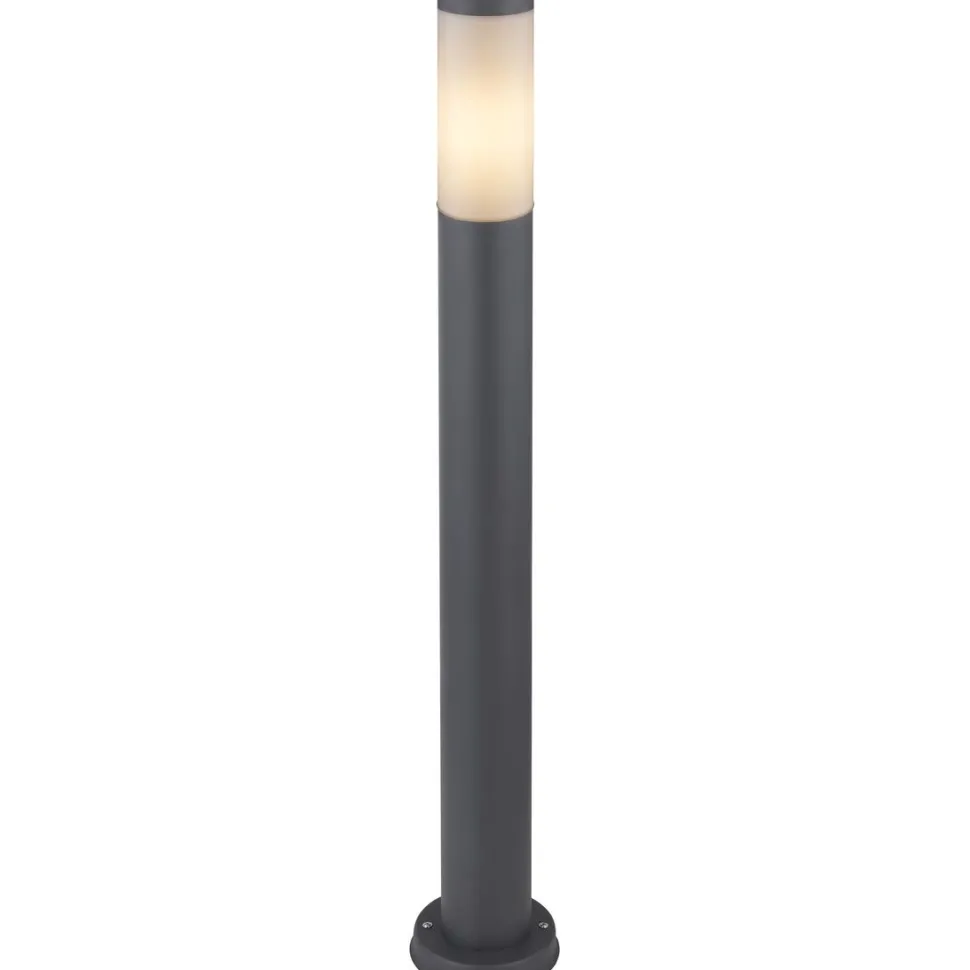 Ulkopylväsvalaisin Globo Boston IP44 80 cm antrasiitti