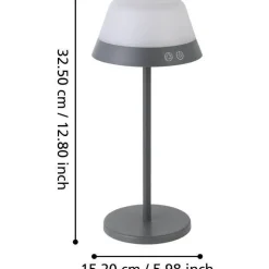 Ulkopöytävalaisin Eglo Meggiano LED RGB harmaa