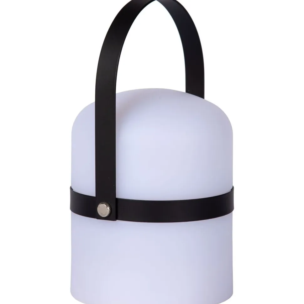 Ulkopöytävalaisin Lucide Little Joe Ø10cm, 3 Step himmennys, 1x0.3W/3200K, IP44, ruskea