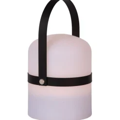 Ulkopöytävalaisin Lucide Little Joe Ø10cm, 3 Step himmennys, 1x0.3W/3200K, IP44, ruskea