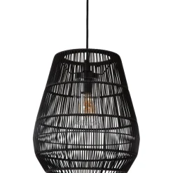 Ulkoriippuvalaisin Lucide Nerida Ø35cm, 1xE27, IP44, luonnollinen