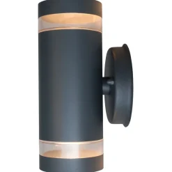 Ulkoseinävalaisin Airam Alppila XL-W max 2x35W GU10 225x115x121 mm IP44 antrasiitti