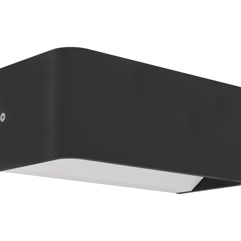 Ulkoseinävalaisin Eglo Connect.z Sania-Z, RGB CCT, IP55, ylös/alas, musta