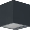 Ulkoseinävalaisin Osram Smart+ Wifi Brick ylös/alas RGB + W 3000K tummanharmaa