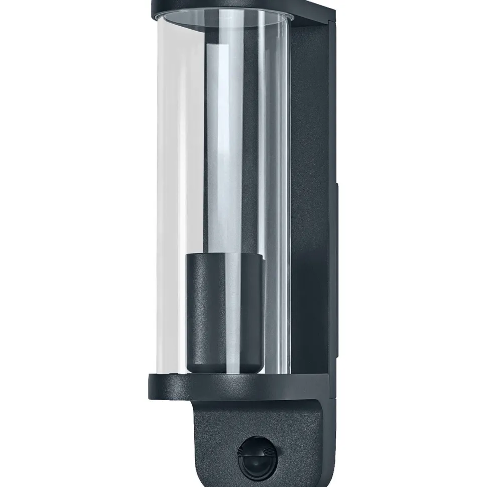 Ulkoseinävalaisin liiketunnistimella Osram Endura Classic Tubular E27 IP44 tummanharmaa