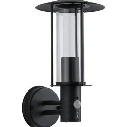 Ulkoseinävalaisin liiketunnistimella Paulmann Classic, IP44, 17.3cm, tummanharmaa