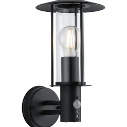 Ulkoseinävalaisin liiketunnistimella Paulmann Classic, IP44, 17.3cm, tummanharmaa