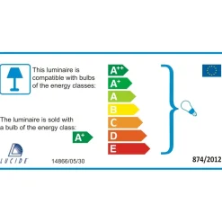 Ulkoseinävalaisin Lucide Arne-LED liiketunnistimella Ø63 cm 1x5W IP44 musta