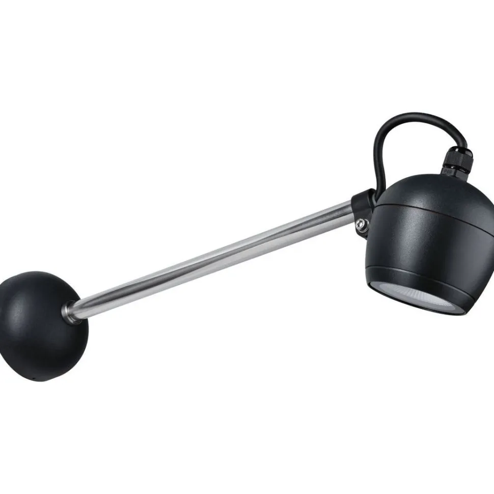 Ulkoseinävalaisin Paulmann Kikolo, IP65, 90mm, 3000K, antrasiitti