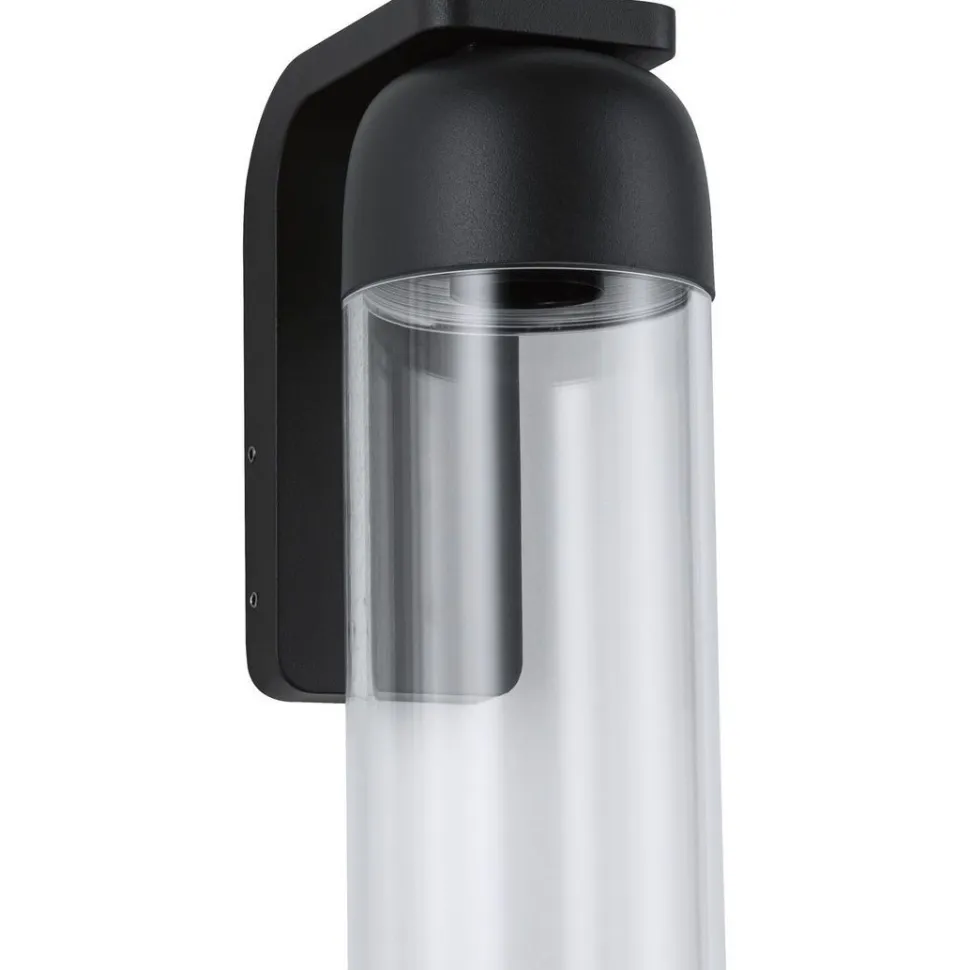 Ulkoseinävalaisin Paulmann Lantea, IP44, 91x144mm, antrasiitti