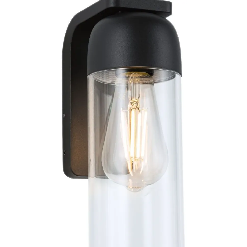 Ulkoseinävalaisin Paulmann Lantea, IP44, 91x144mm, antrasiitti