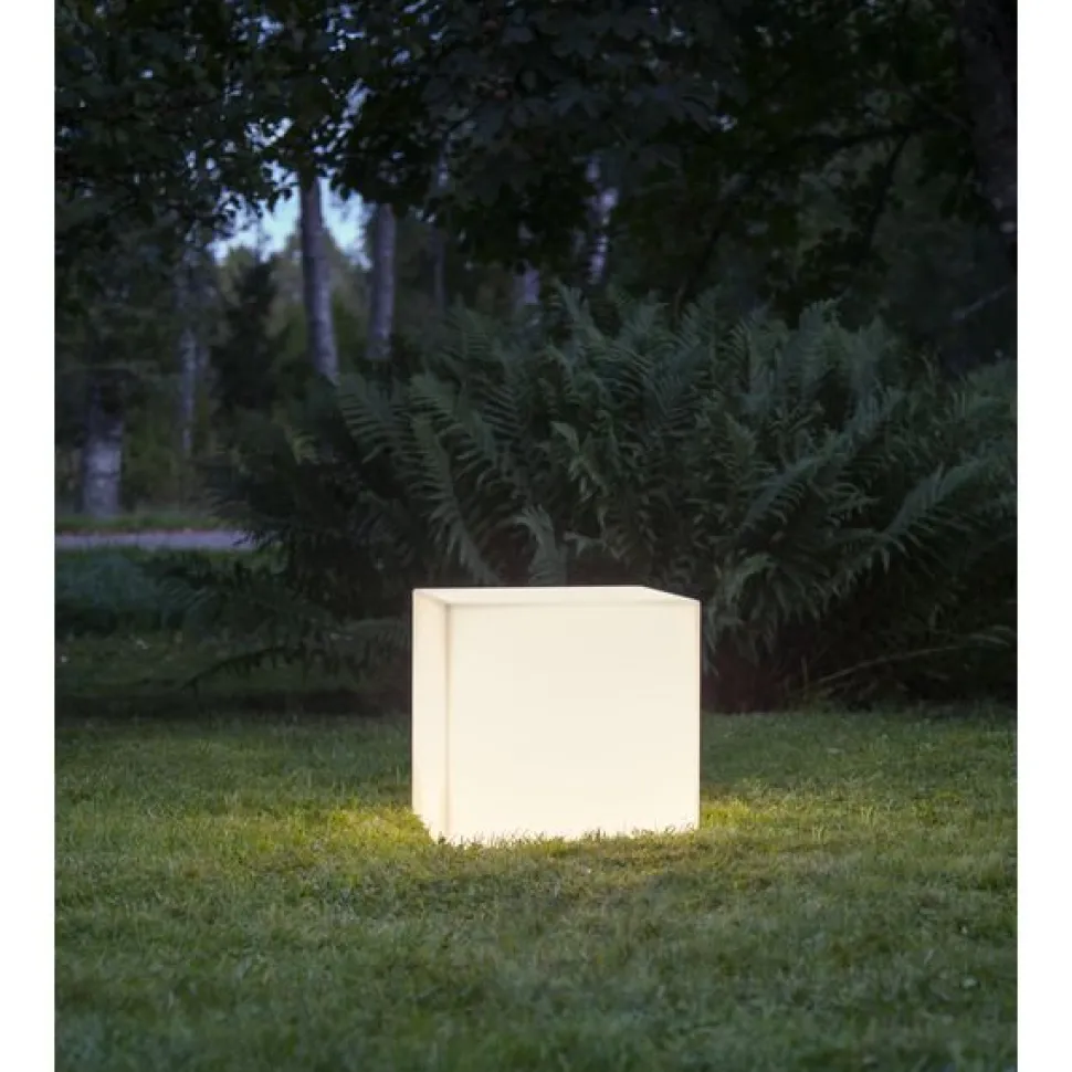 Ulkovalaisin Star Trading Gardenlight 380x380x380 mm valkoinen