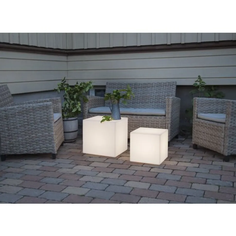 Ulkovalaisin Star Trading Gardenlight 300x305x300 mm valkoinen
