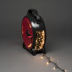 Ulkovalosarja kelalla Konstsmide, 1000 x LED, 69m, lämminvalkoinen, 2600K
