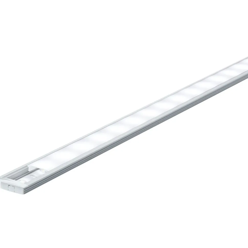 Upotettava lattiaprofiili LED-nauhalle Paulmann, 1m, alumiini