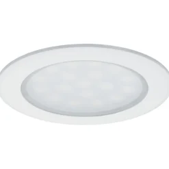 Upotettava LED-kalustevalaisin Paulmann Mirror, 2kpl, Ø65mm, 2.5W, 180lm, 3000K, mattavalkoinen