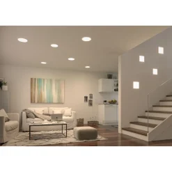 Upotettava LED-paneeli Paulmann VariFit Veluna, IP44, Ø21.5cm, 22W, 4000K, himmennettävä, satiini