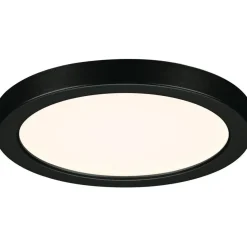 Upotettava LED-paneeli Paulmann VariFit Areo, IP44, Ø118mm, 6.5W, 3000K, musta