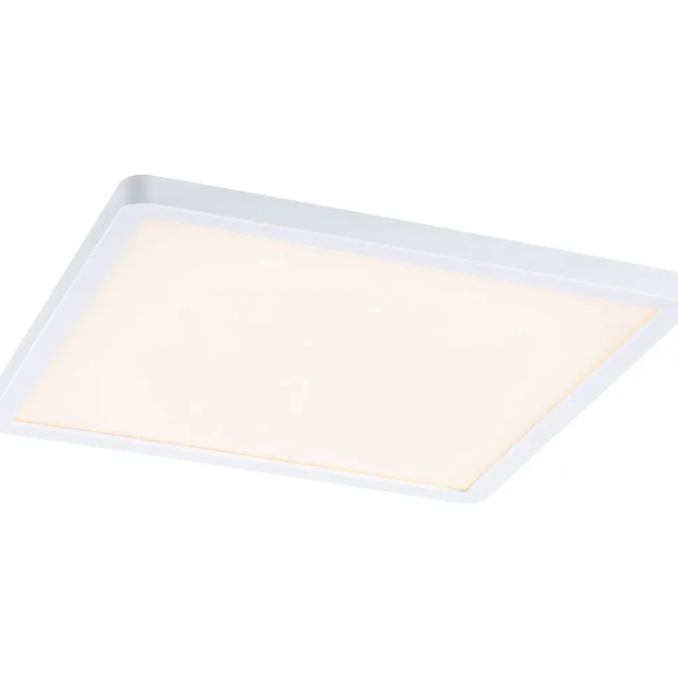 Upotettava LED-paneeli Paulmann VariFit Areo, IP44, 23x23cm, 16W, 3000K, himmennettävä, valkoinen