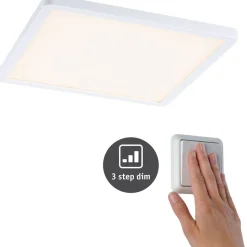Upotettava LED-paneeli Paulmann VariFit Areo, IP44, 23x23cm, 16W, 3000K, himmennettävä, valkoinen