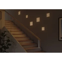 Upotettava LED-paneeli Paulmann VariFit Areo, IP44, 23x23cm, 16W, 3000K, himmennettävä, valkoinen