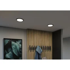 Upotettava LED-paneeli Paulmann VariFit Areo, IP44, Ø175mm, 13W, 4000K, musta