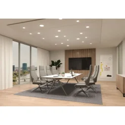 Upotettava LED-paneeli Paulmann VariFit Veluna Edge, IP44, Ø16cm, 12W, 3000K, valkoinen