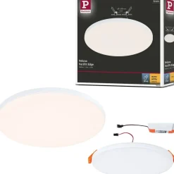Upotettava LED-paneeli Paulmann VariFit Veluna Edge, IP44, Ø16cm, 12W, 3000K, valkoinen