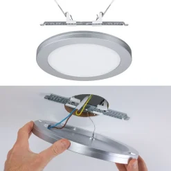Upotettava LED-paneeli Paulmann 2in1 Cover-it, Ø22.5cm, 16.5W, 4000K, mattavalkoinen