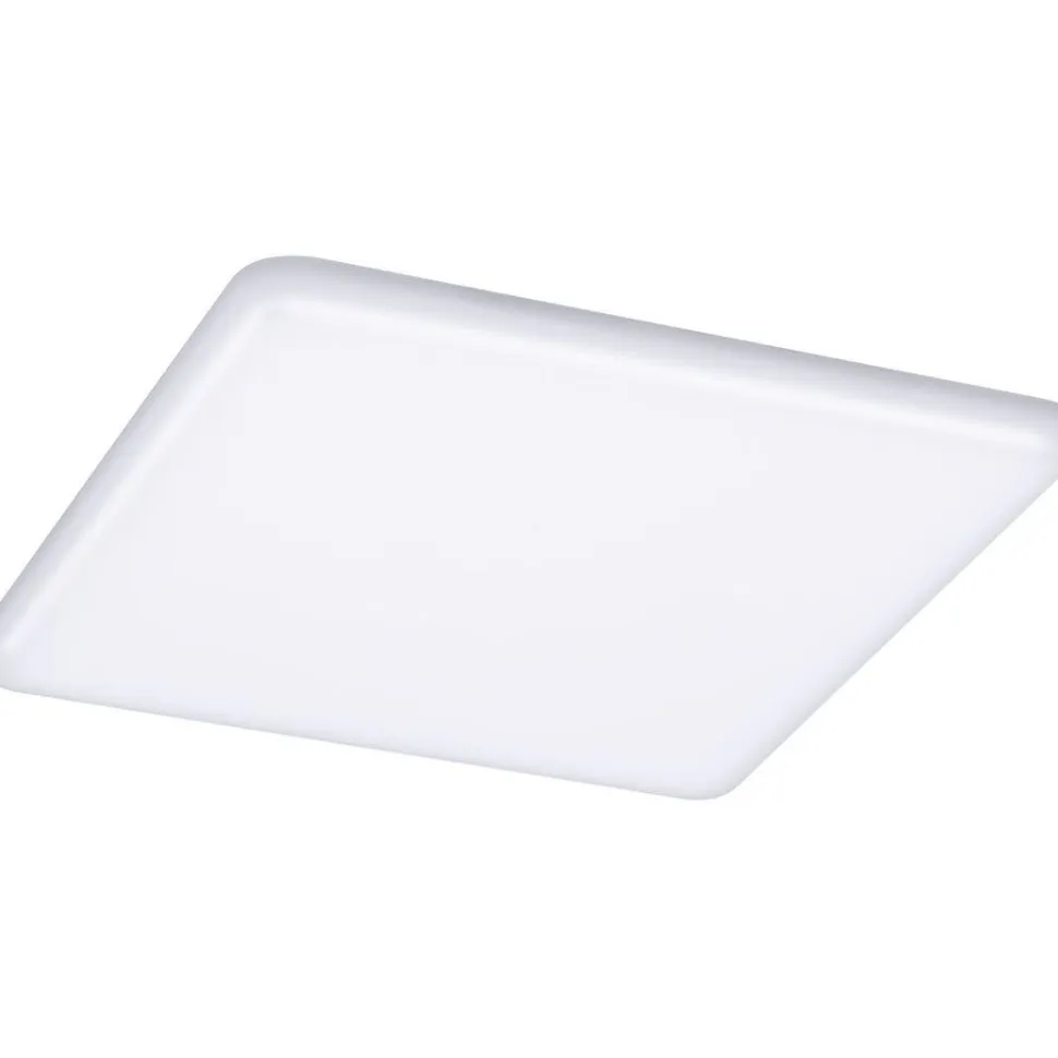 Upotettava LED-paneeli Paulmann Veluna, IP44, 18.5x18.5cm, 17W, 3000K, satiini