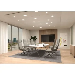 Upotettava LED-paneeli Paulmann VariFit Veluna Edge, IP44, Ø20cm, 17W, 3000K, himmennettävä, valkoinen