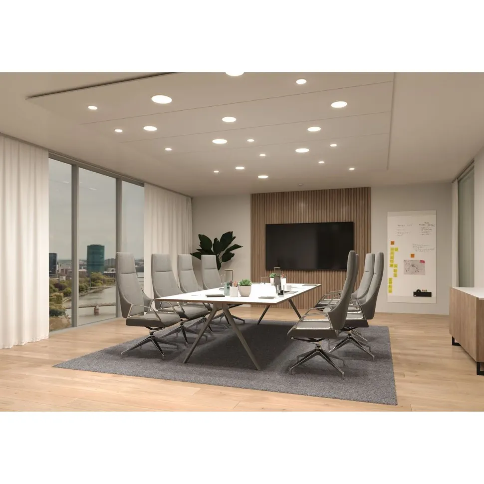 Upotettava LED-paneeli Paulmann VariFit Veluna Edge, IP44, Ø20cm, 17W, 3000K, himmennettävä, valkoinen