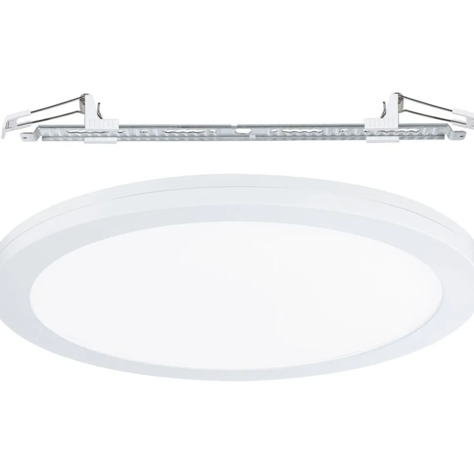 Upotettava LED-paneeli Paulmann 2in1 Cover-it, Ø33cm, 22W, 4000K, mattavalkoinen