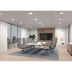 Upotettava LED-paneeli Paulmann Veluna Edge, Smart Home Zigbee 3.0, IP44, 20x20cm, 18W, säädettävä värilämpötila, valkoinen