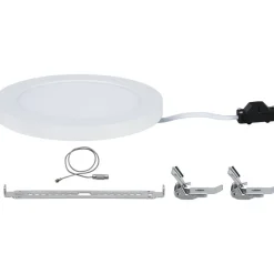Upotettava LED-paneeli Paulmann Cover-it Promo, Ø16.5cm, 12W, 3000K, mattavalkoinen