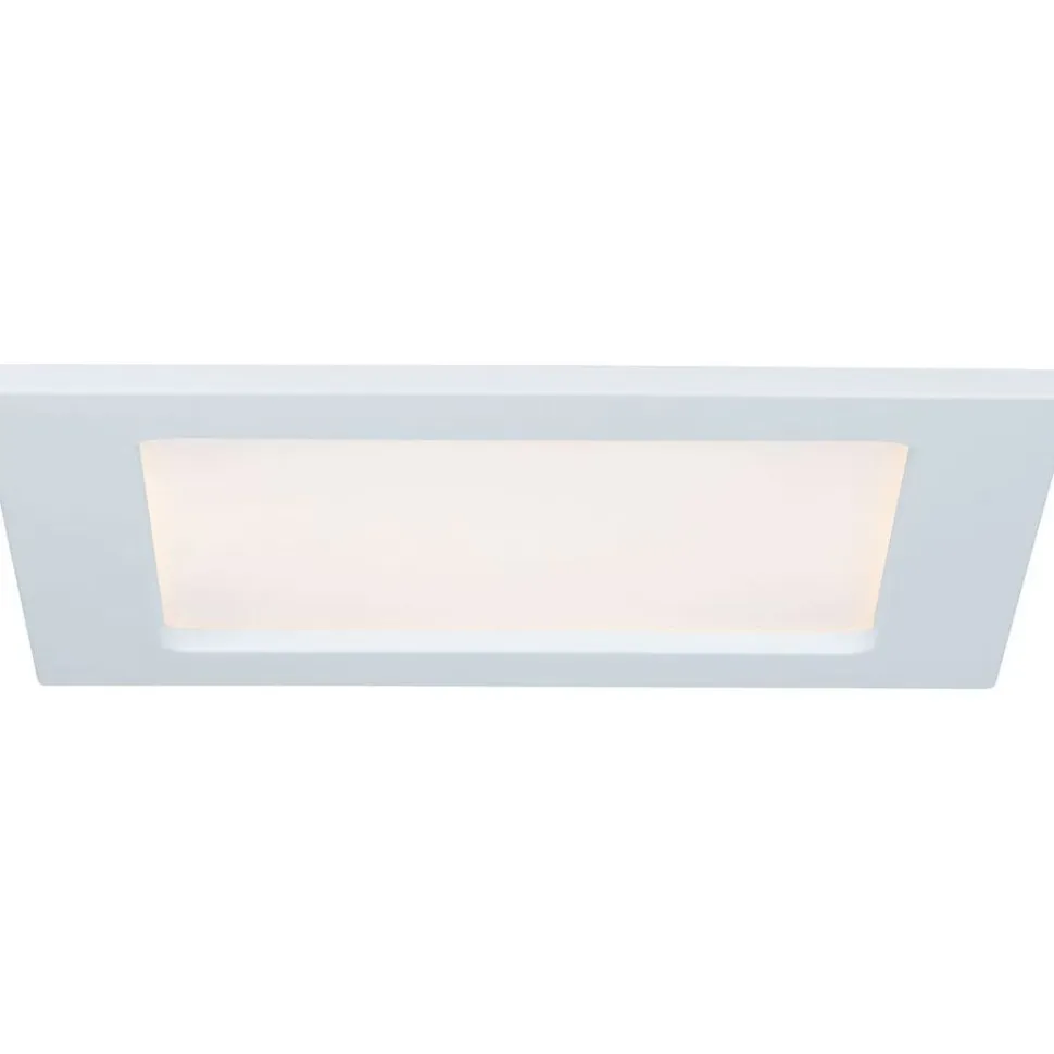 Upotettava LED-paneeli Paulmann, IP44, 16.5x16.5cm, 11.1W, 2700K, valkoinen
