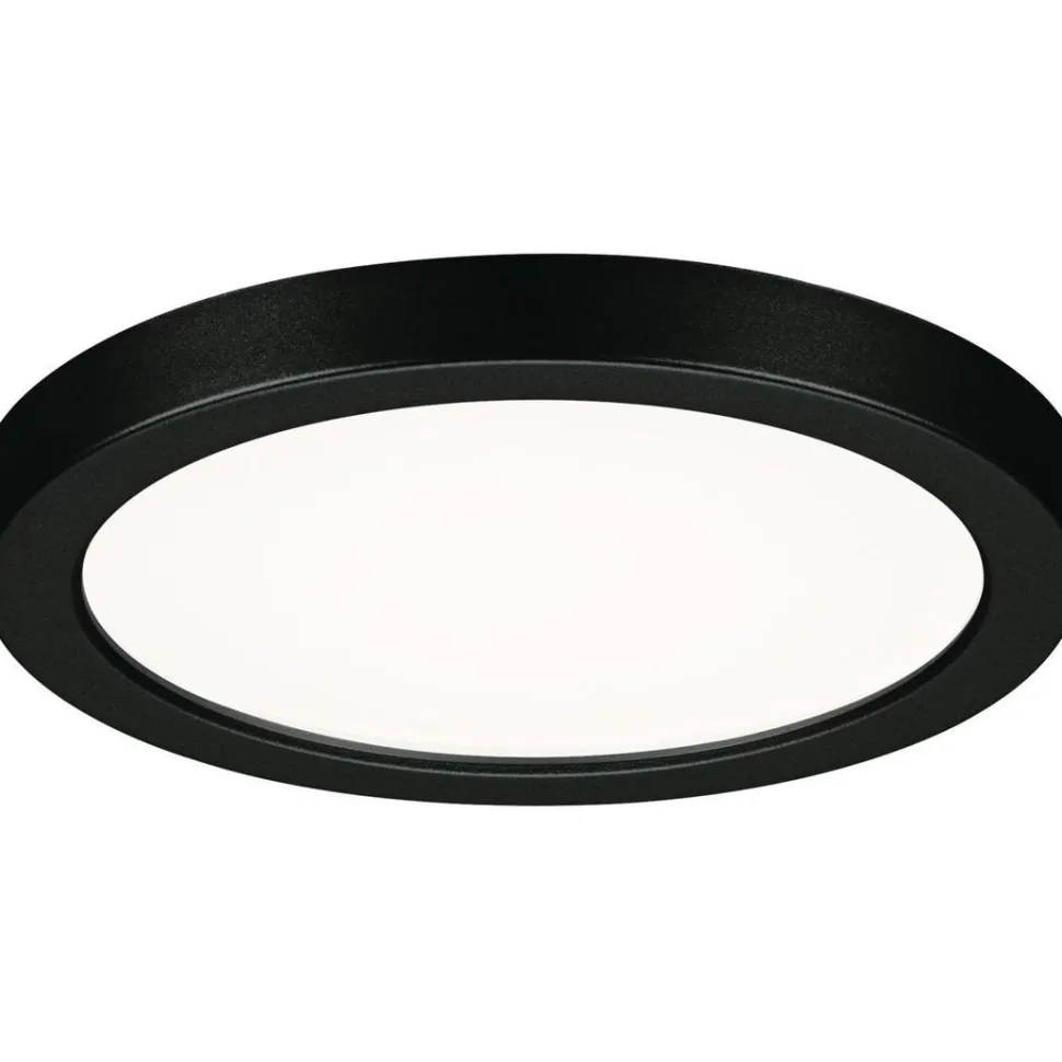 Upotettava LED-paneeli Paulmann VariFit Areo, IP44, Ø118mm, 6.5W, 4000K, musta