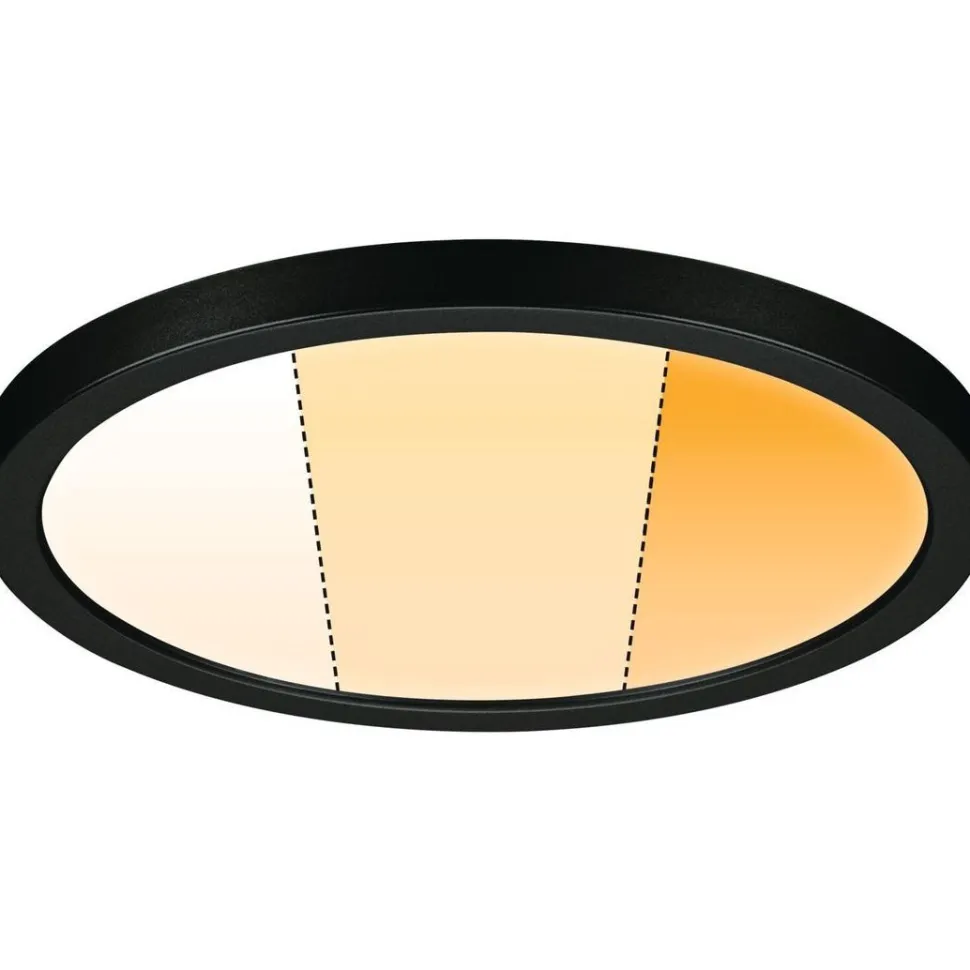 Upotettava LED-paneeli Paulmann VariFit Areo, IP44, Ø17.5cm, 13W, säädettävä värilämpötila, mattakromi