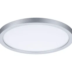 Upotettava LED-paneeli Paulmann VariFit Areo, IP44, Ø17.5cm, 13W, säädettävä värilämpötila, mattakromi