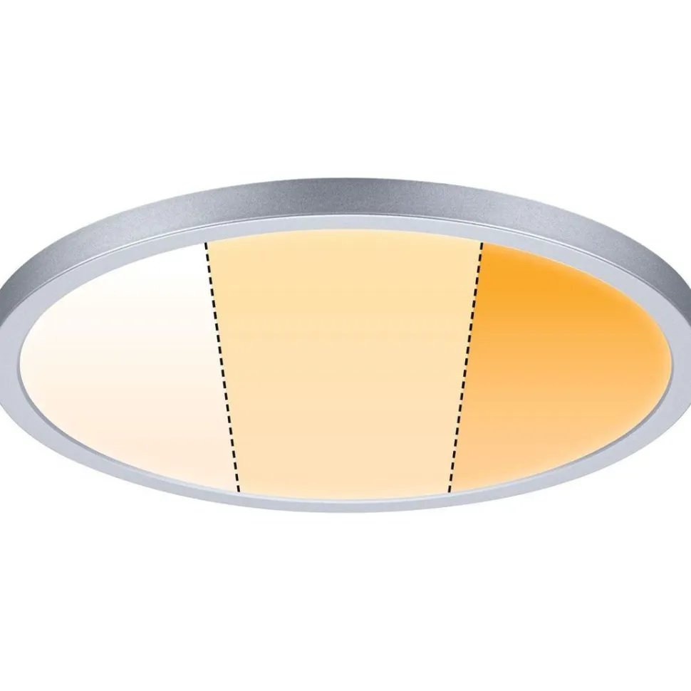 Upotettava LED-paneeli Paulmann VariFit Areo, IP44, Ø23cm, 16W, säädettävä värilämpötila, musta