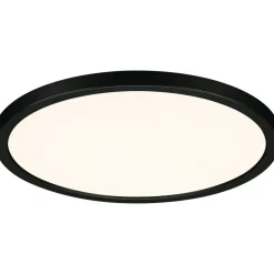 Upotettava LED-paneeli Paulmann VariFit Areo, IP44, Ø23cm, 16W, säädettävä värilämpötila, musta