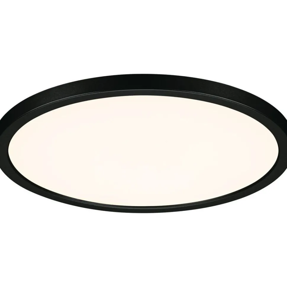 Upotettava LED-paneeli Paulmann VariFit Areo, IP44, Ø23cm, 16W, säädettävä värilämpötila, musta