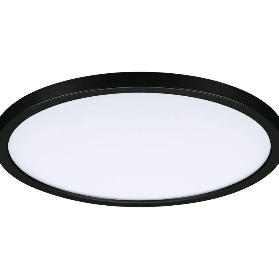 Upotettava LED-paneeli Paulmann VariFit Areo, IP44, Ø23cm, 16W, säädettävä värilämpötila, musta