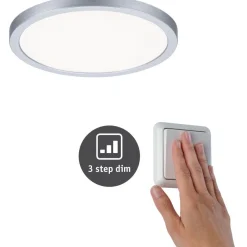Upotettava LED-paneeli Paulmann VariFit Areo, IP44, Ø17.5cm, 13W, 4000K, himmennettävä, valkoinen