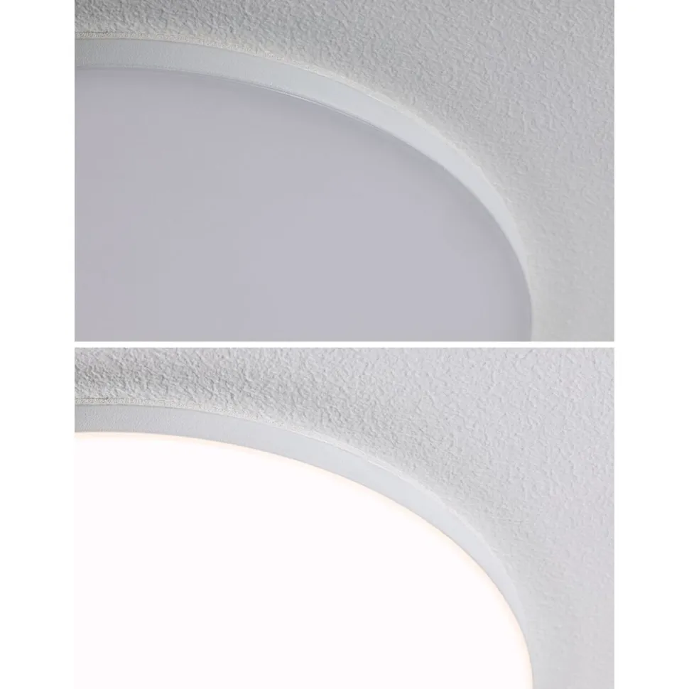 Upotettava LED-paneeli Paulmann VariFit Veluna Edge, IP44, Ø12cm, 8.5W, 4000K, valkoinen