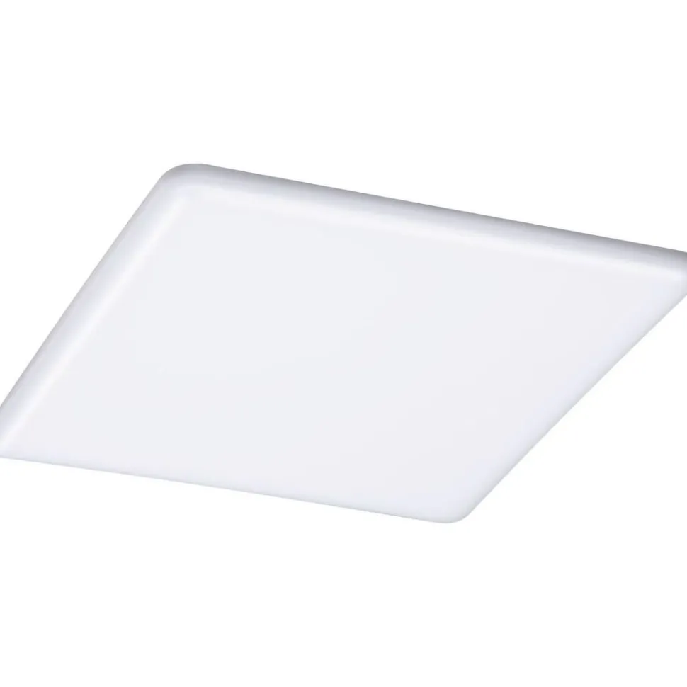 Upotettava LED-paneeli Paulmann VariFit Veluna, IP44, 21.5x21.5cm, 21W, 3000K, himmennettävä, satiini