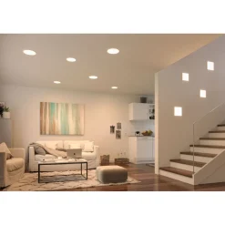 Upotettava LED-paneeli Paulmann VariFit Veluna, IP44, 21.5x21.5cm, 21W, 3000K, himmennettävä, satiini