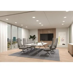 Upotettava LED-paneeli Paulmann Veluna Edge, Smart Home Zigbee 3.0, IP44, Ø16cm, 15.5W, säädettävä värilämpötila, valkoinen